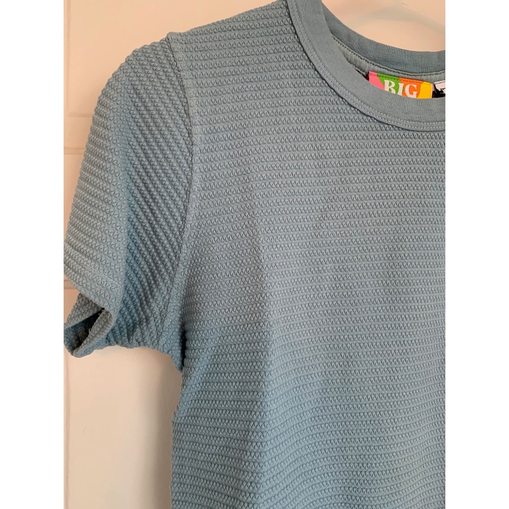 Big Bud Press Cropped Honeycomb Tee, Size XXS - Picture 5 of 11